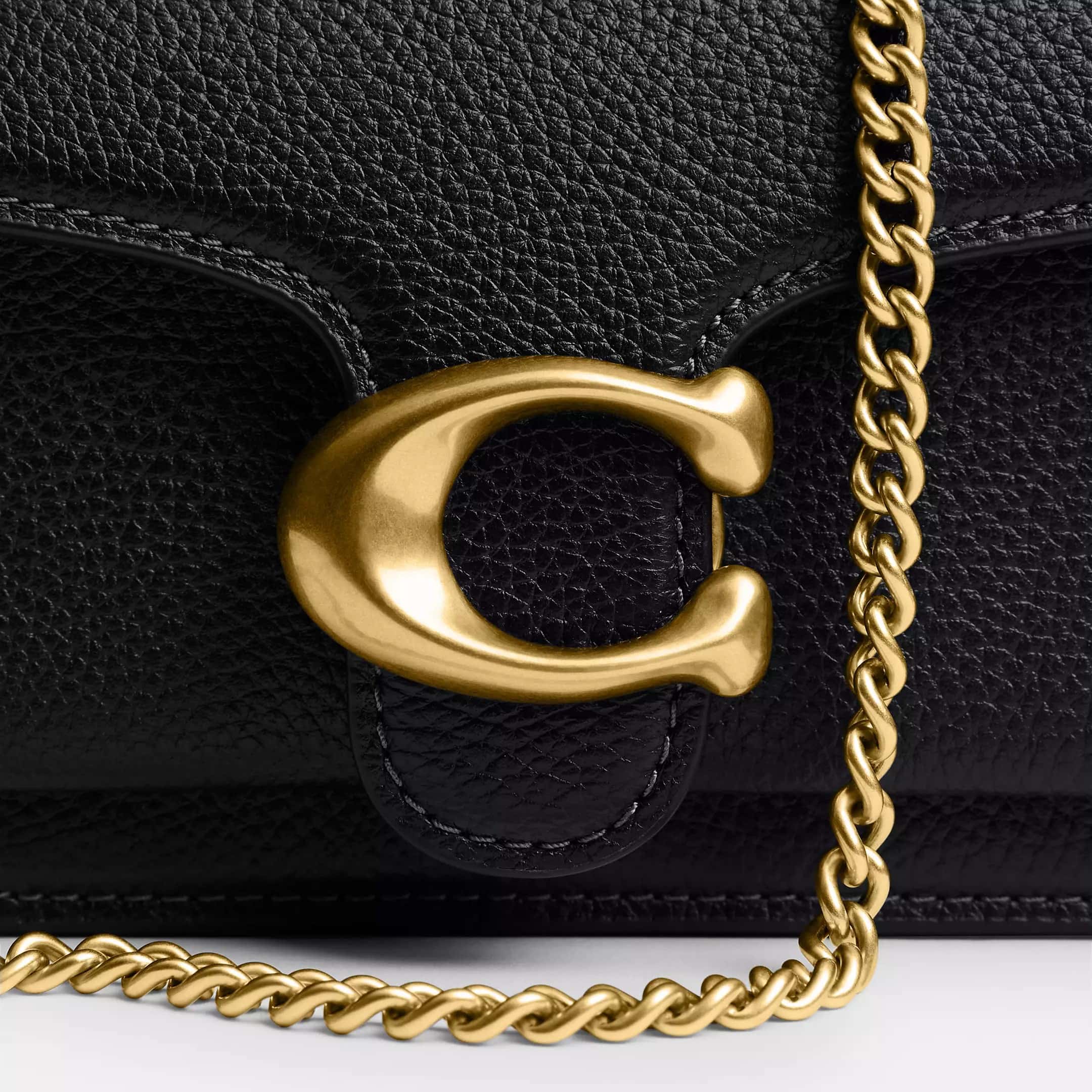 Túi Coach Tabby Chain Crossbody Bag 19 Black CBF14 8