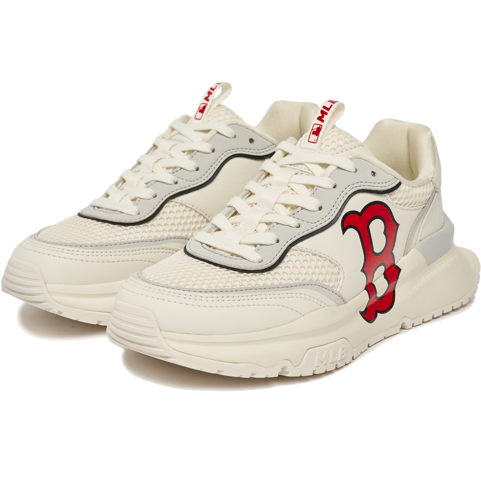 GIÀY SNEAKER MLB B CHUNKY RUNNER BOSTON RED SOX IVORY CREAM 3ASHRJ13N-43IVS 1