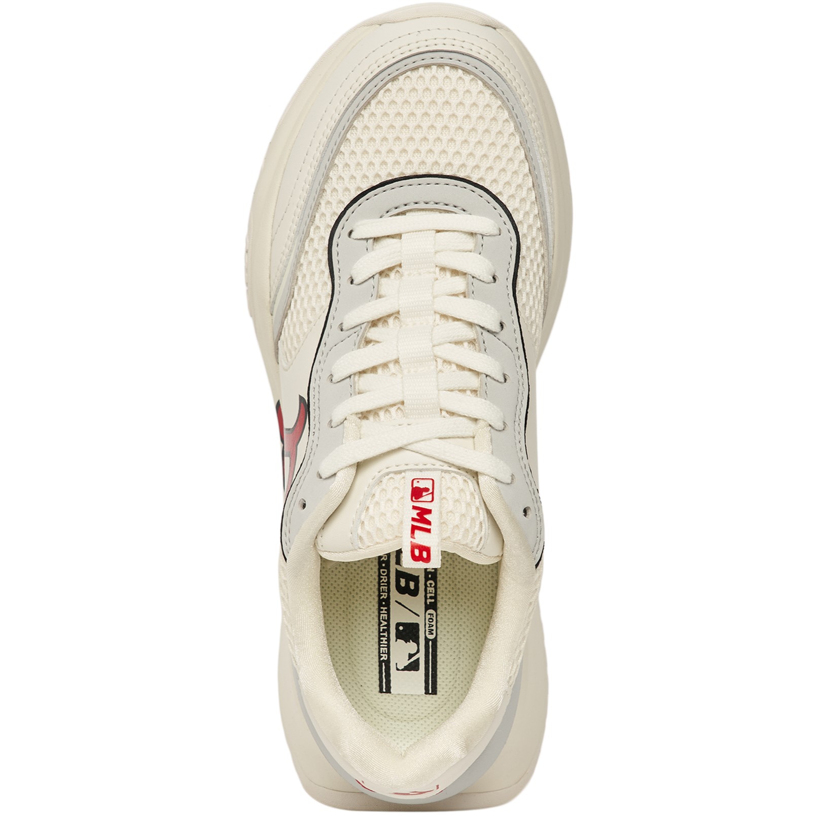 GIÀY SNEAKER MLB B CHUNKY RUNNER BOSTON RED SOX IVORY CREAM 3ASHRJ13N-43IVS 2
