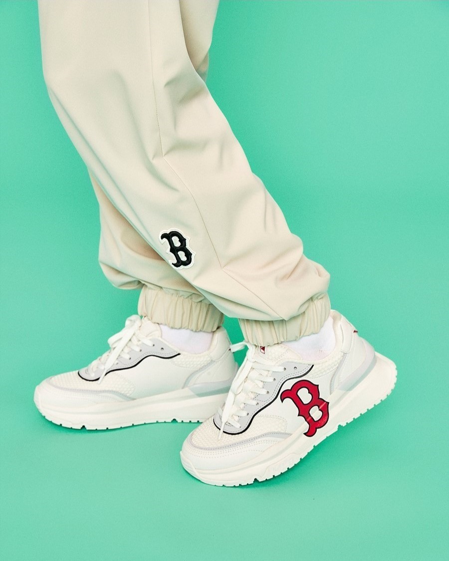 GIÀY SNEAKER MLB B CHUNKY RUNNER BOSTON RED SOX IVORY CREAM 3ASHRJ13N-43IVS 5