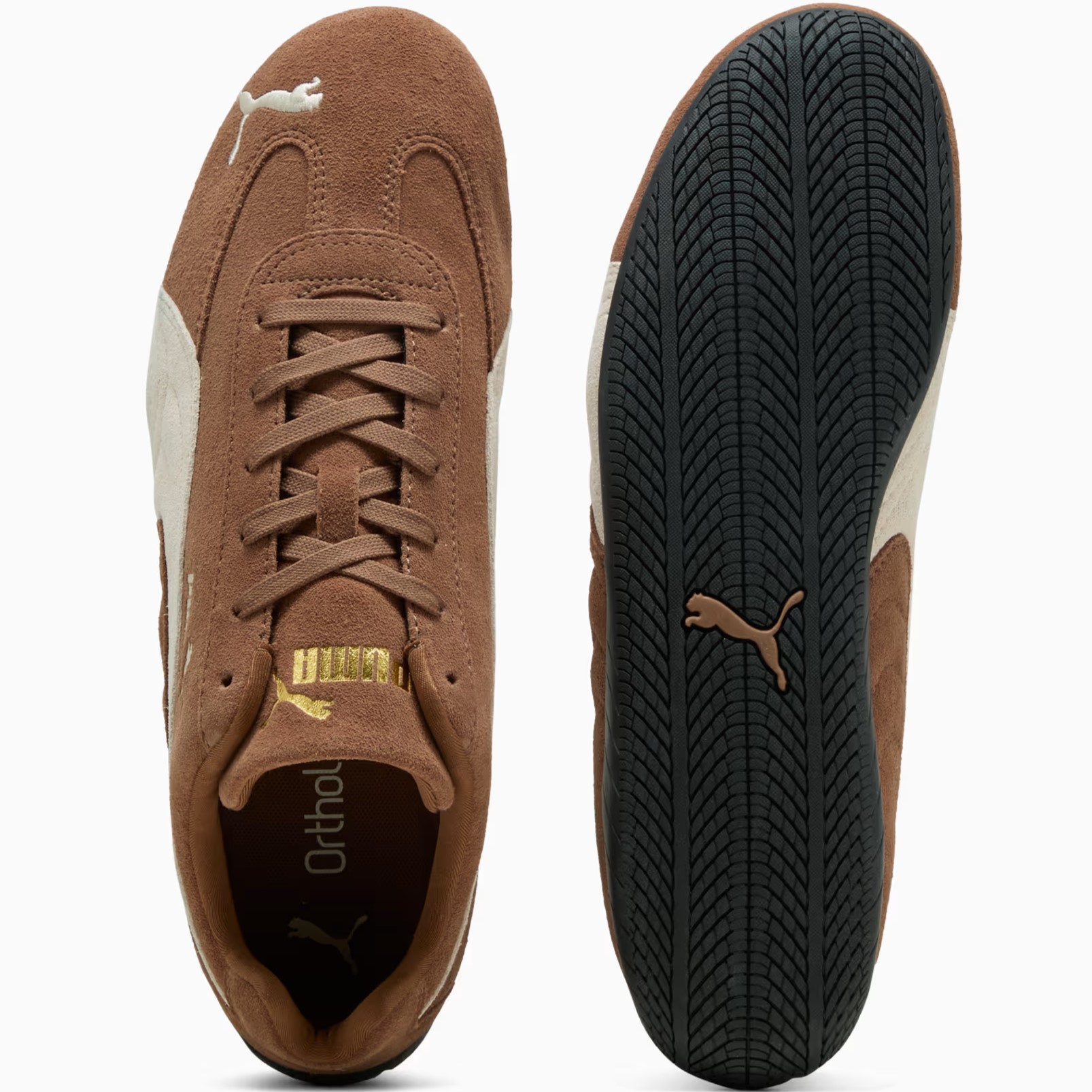 Giày Puma Unisex Speedcat OG Sneakers Haute Coffee Frosted Ivory 398846-31 6