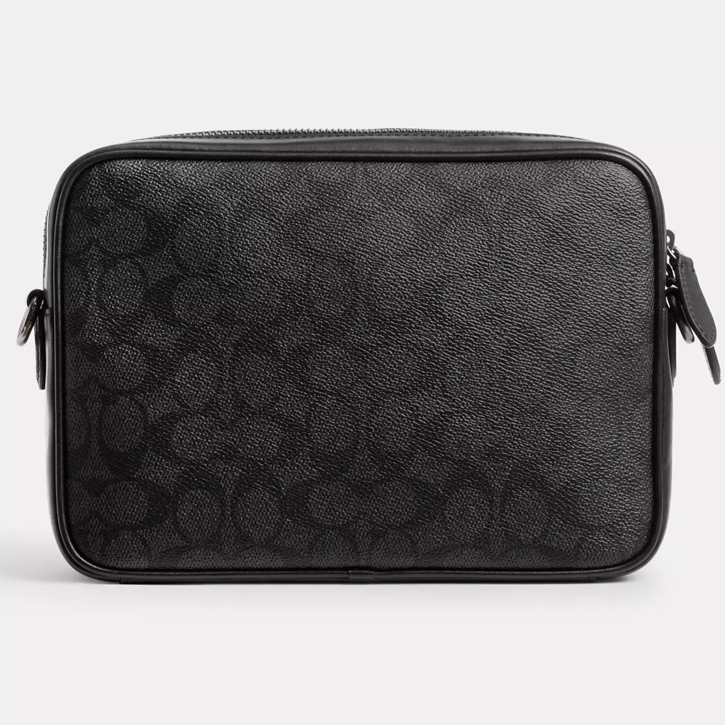 TÚI XÁCH NAM COACH CHARTER FLAP CROSSBODY 24 IN SIGNATURE CANVAS CHARCOAL CR712 2