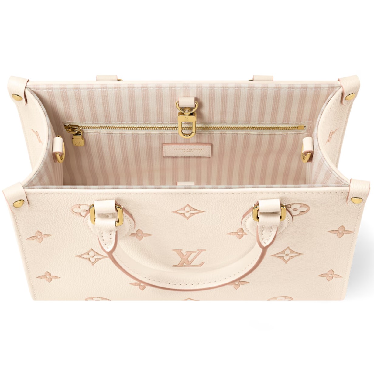Túi Louis Vuitton OnTheGo PM Eden Debossed Grained Cowhide Leather 4