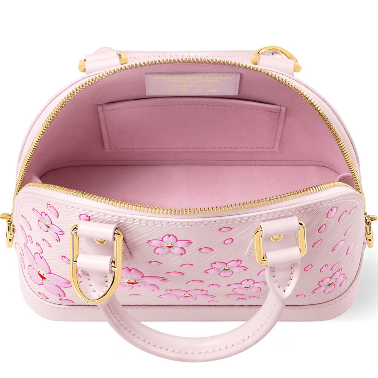 Túi LV hến Louis Vuitton LV x TM Alma BB Pink Cherry Blossom Motifs 5