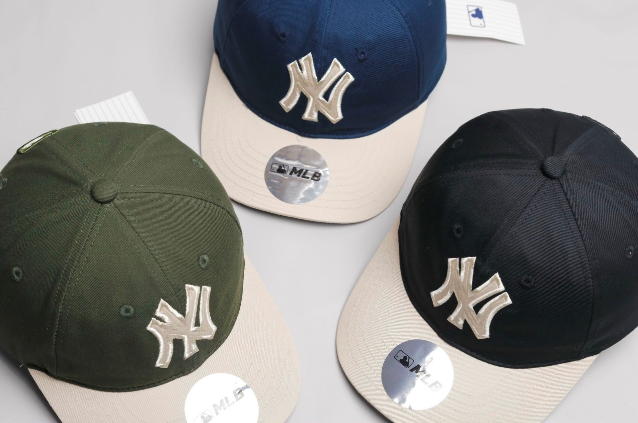 MŨ MLB COLOR MATCHING N-COVER BALL CAP NEW YORK YANKEES 8