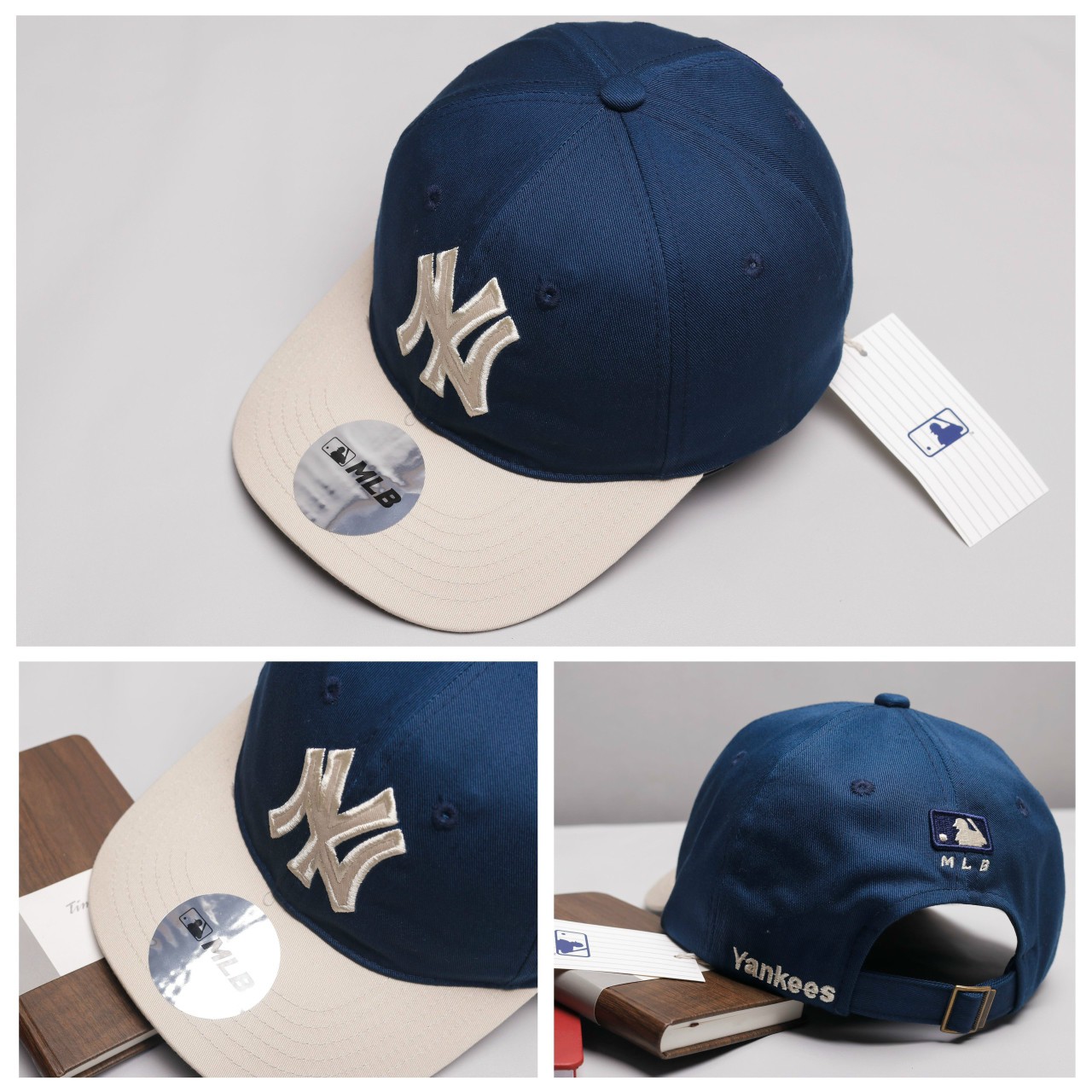 MŨ MLB COLOR MATCHING N-COVER BALL CAP NEW YORK YANKEES 10