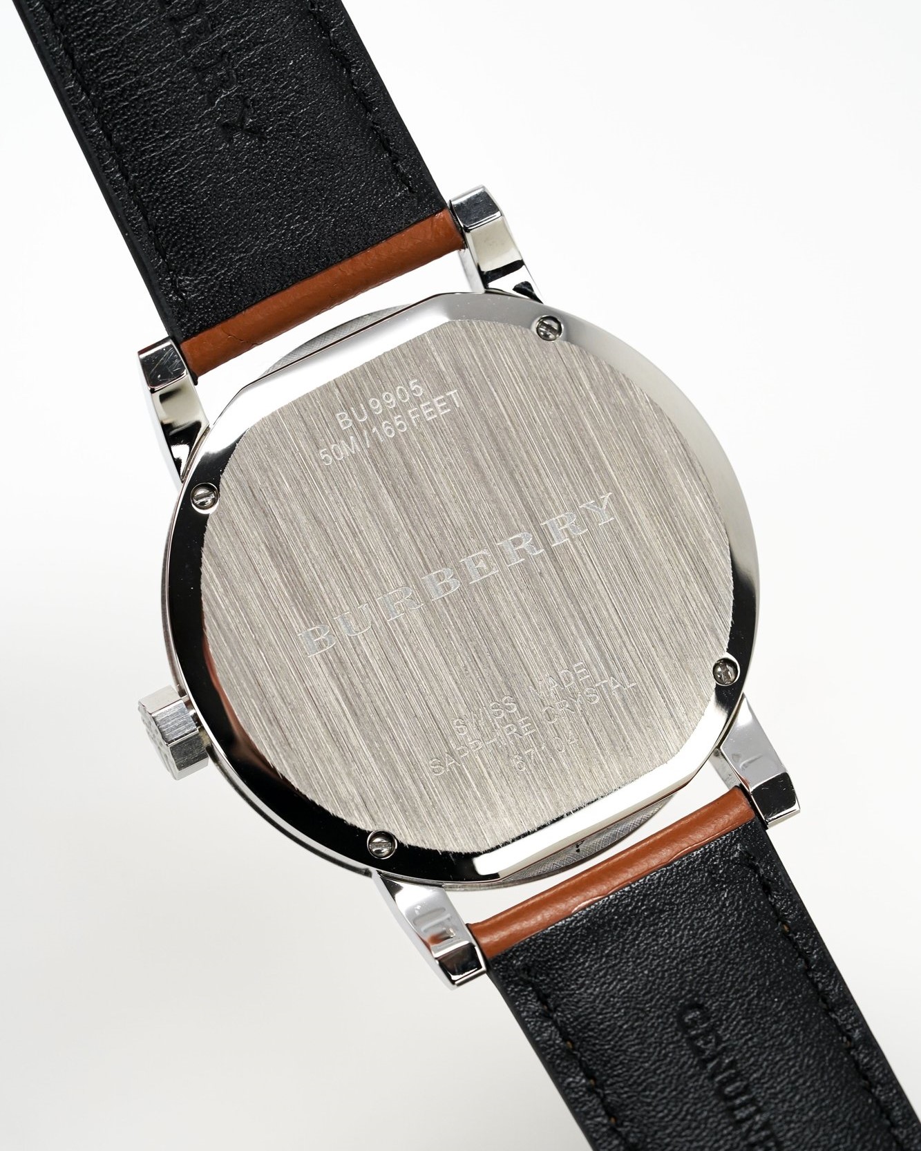ĐỒNG HỒ NAM BURBERRY MENS THE CITY EMBOSSED CHECK WATCH BU9905 5