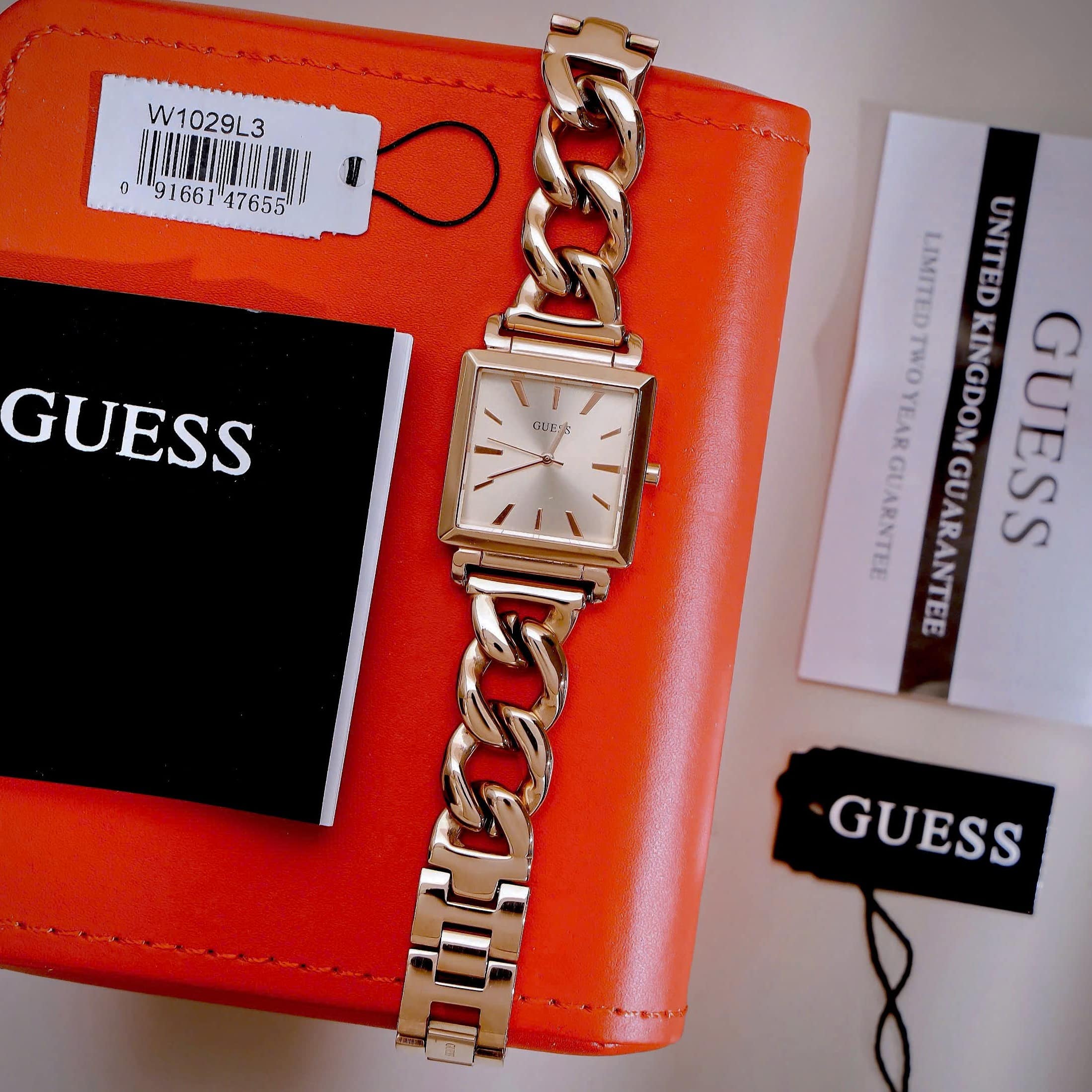 Đồng hồ Guess Vanity Rose Gold Dial Rose Gold Steel Strap Watch for Women W1029L3 4