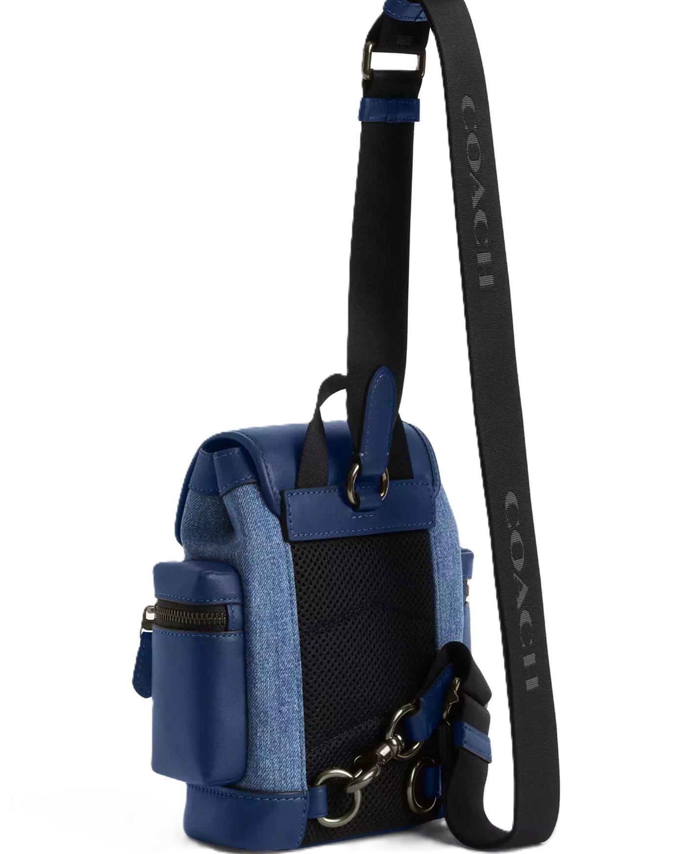 Túi Coach Sprint Sling Pack Denim Deep Blue CBF65 1
