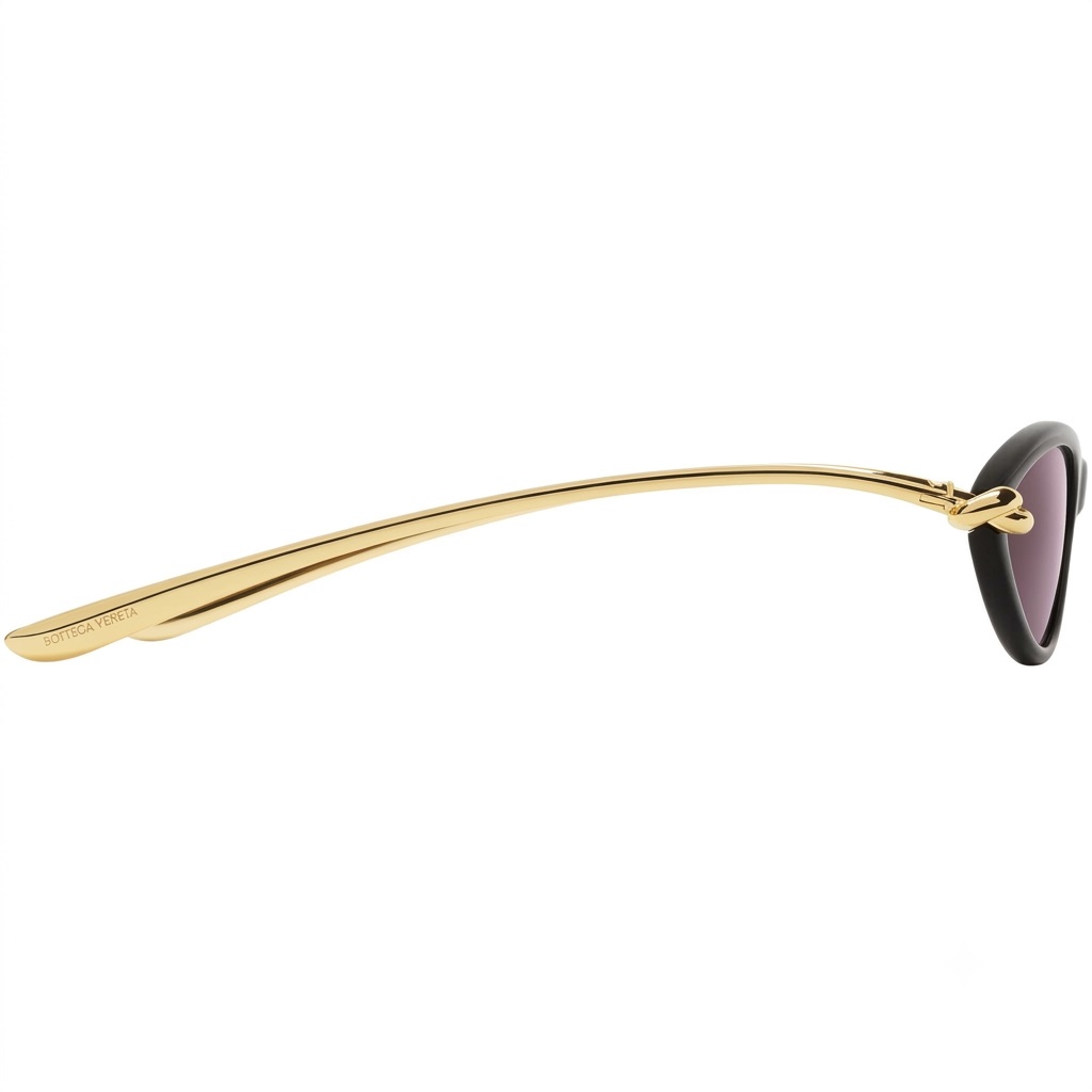 Kính mát Bottega Veneta Retro Narrow Cat Eye Sunglasses BV1390S 001 11