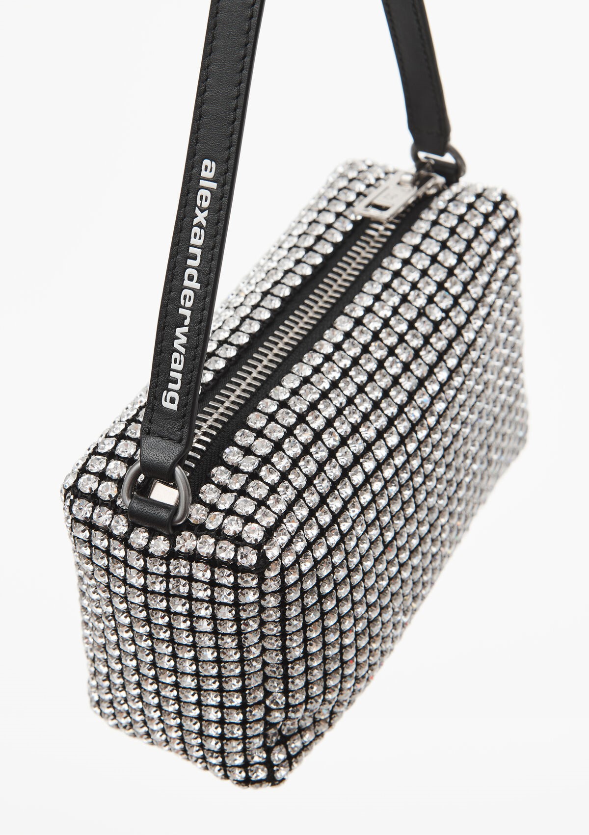 Túi xách nữ Alexander Wang Heiress Pouch In Crystal Mesh 7