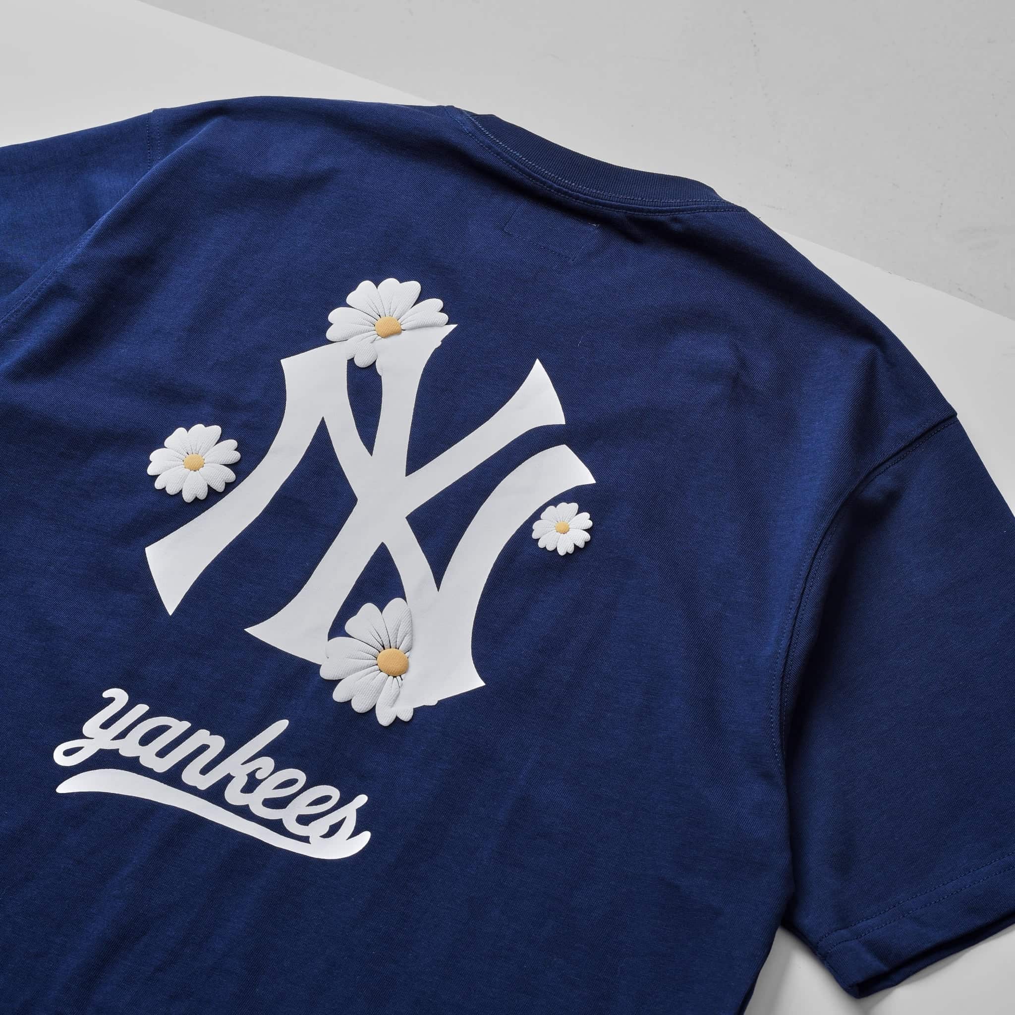 Áo thun New Era New York Yankees Flowers T-shirt Navy 7
