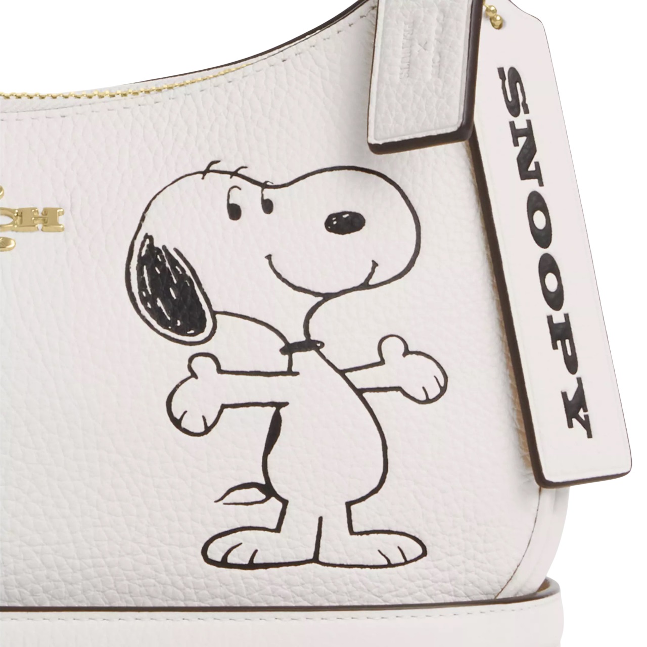 Túi Coach X Peanuts Teri Shoulder Bag With Snoopy Chalk Multi CBJ76 4