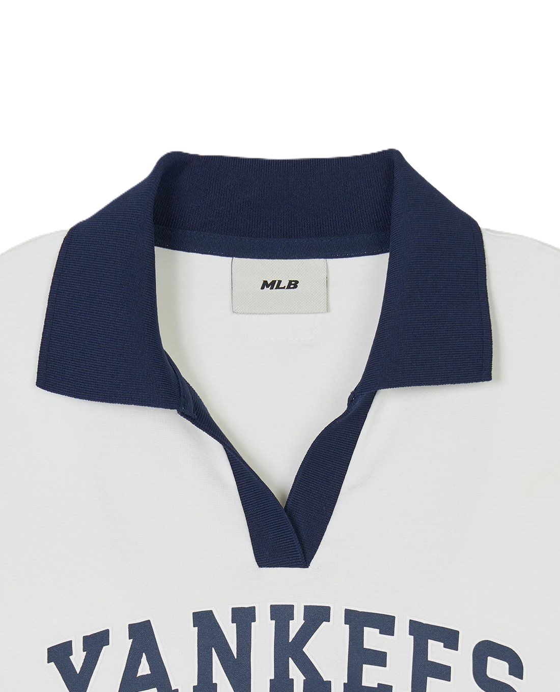 Đầm polo MLB Varsity Lettering Pique Dress NY New York Yankees Ivory 3FOPV0143-50IVS 4