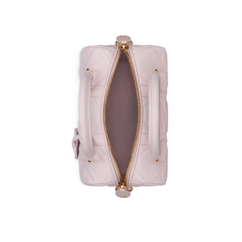 Túi Dior Groove 20 Bag Pale Pink Macrocannage Calfskin 1