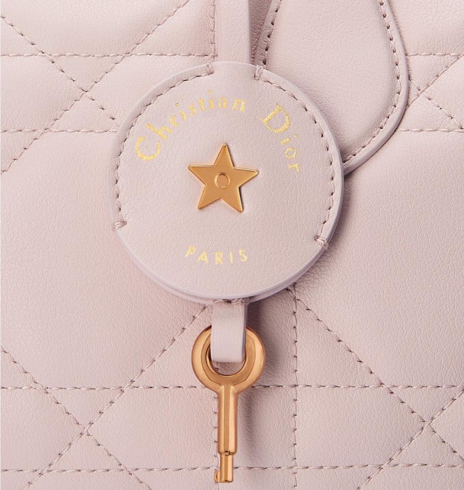 Túi Dior Groove 20 Bag Pale Pink Macrocannage Calfskin 3