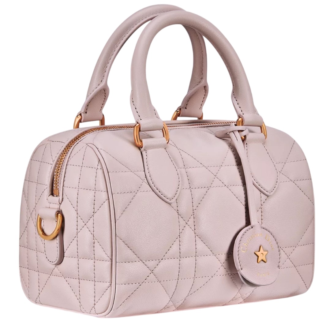 Túi Dior Groove 20 Bag Pale Pink Macrocannage Calfskin 4