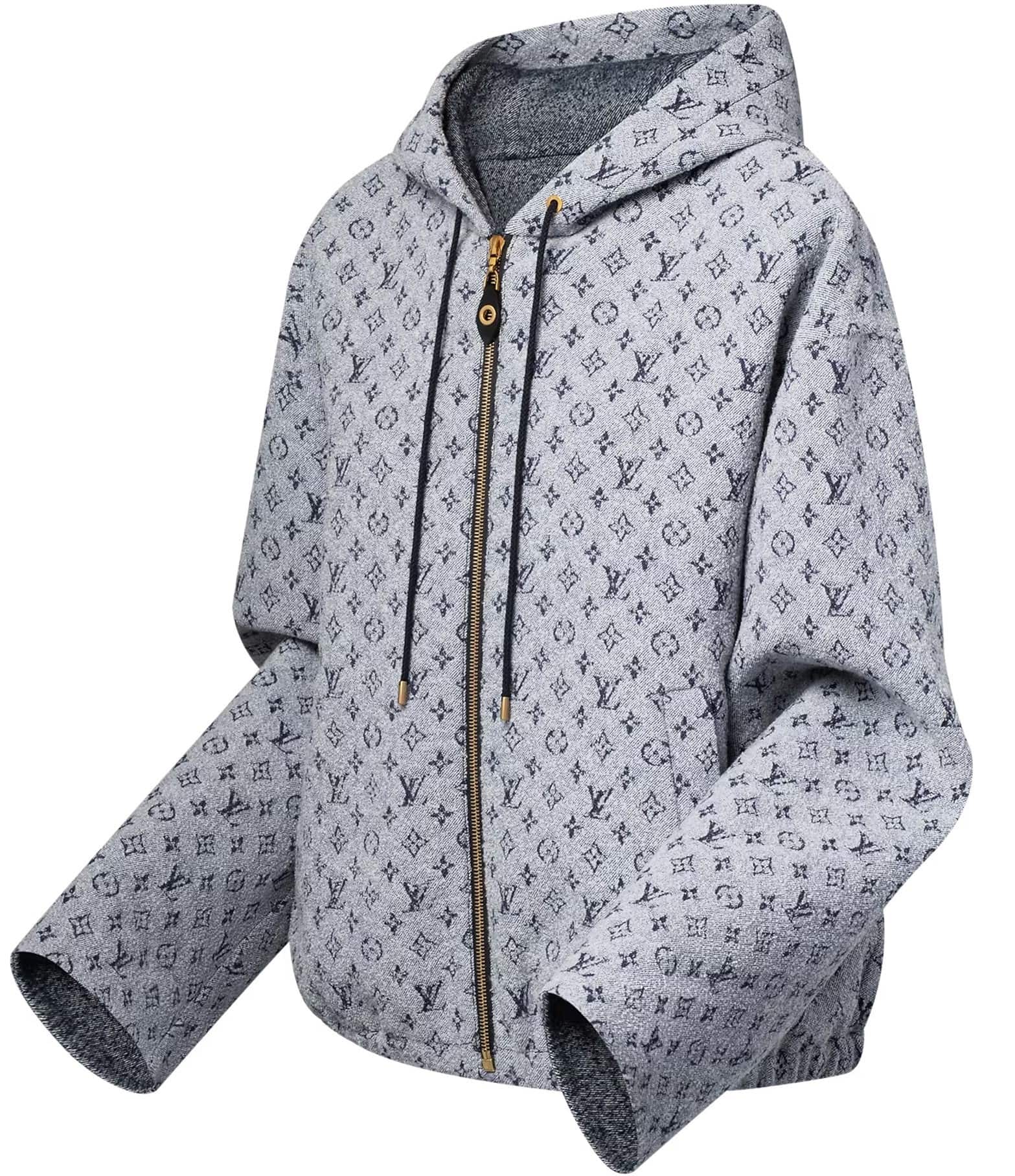 Áo Louis Vuitton Monogram Boucle Hoodie 9