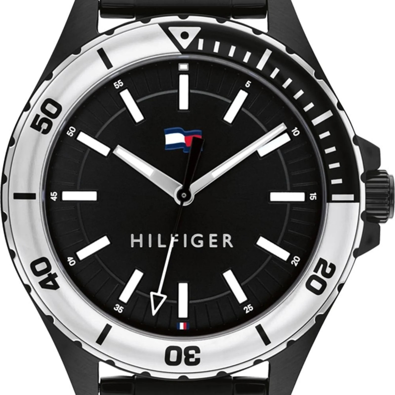 Đồng hồ nam Tommy Hilfiger Logan Mens Black Steel Watch 1792014 9