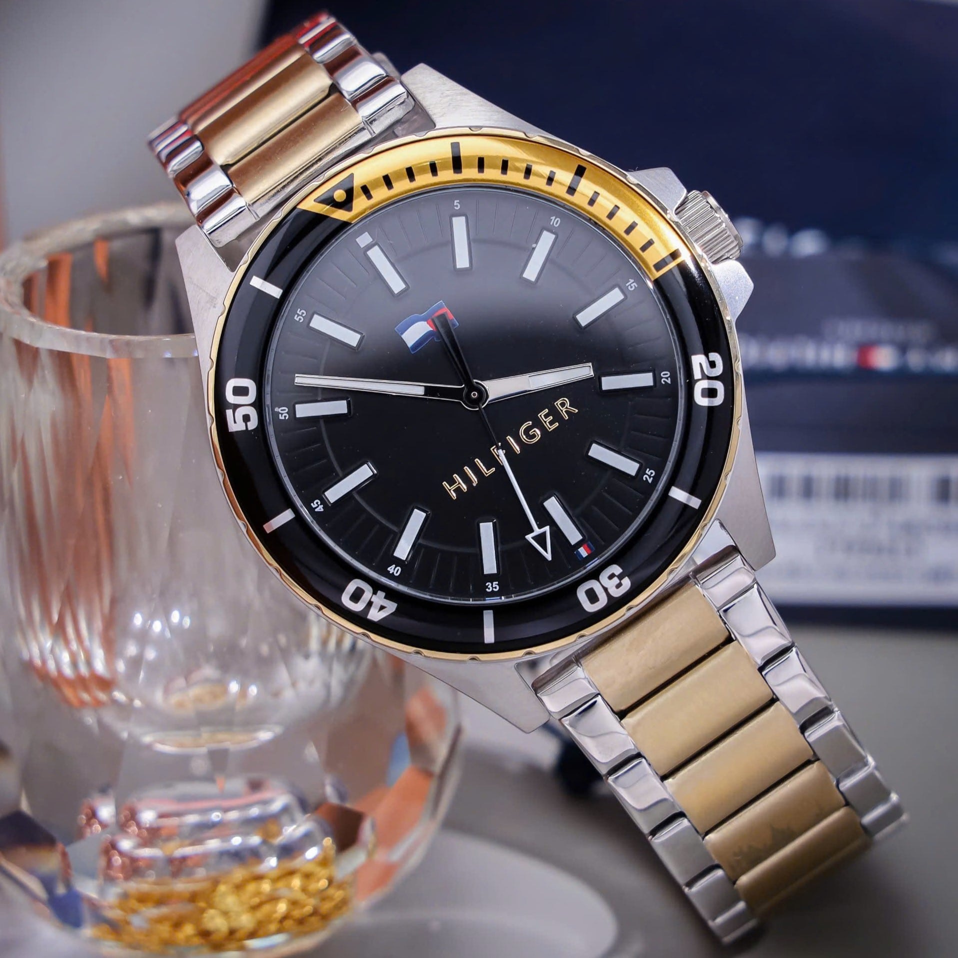 Đồng hồ nam Tommy Hilfiger Logan Two Tone Stainless Steel Bracelet 1792013 6