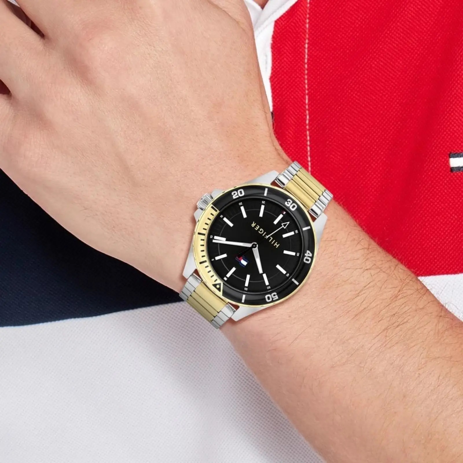 Đồng hồ nam Tommy Hilfiger Logan Two Tone Stainless Steel Bracelet 1792013 19