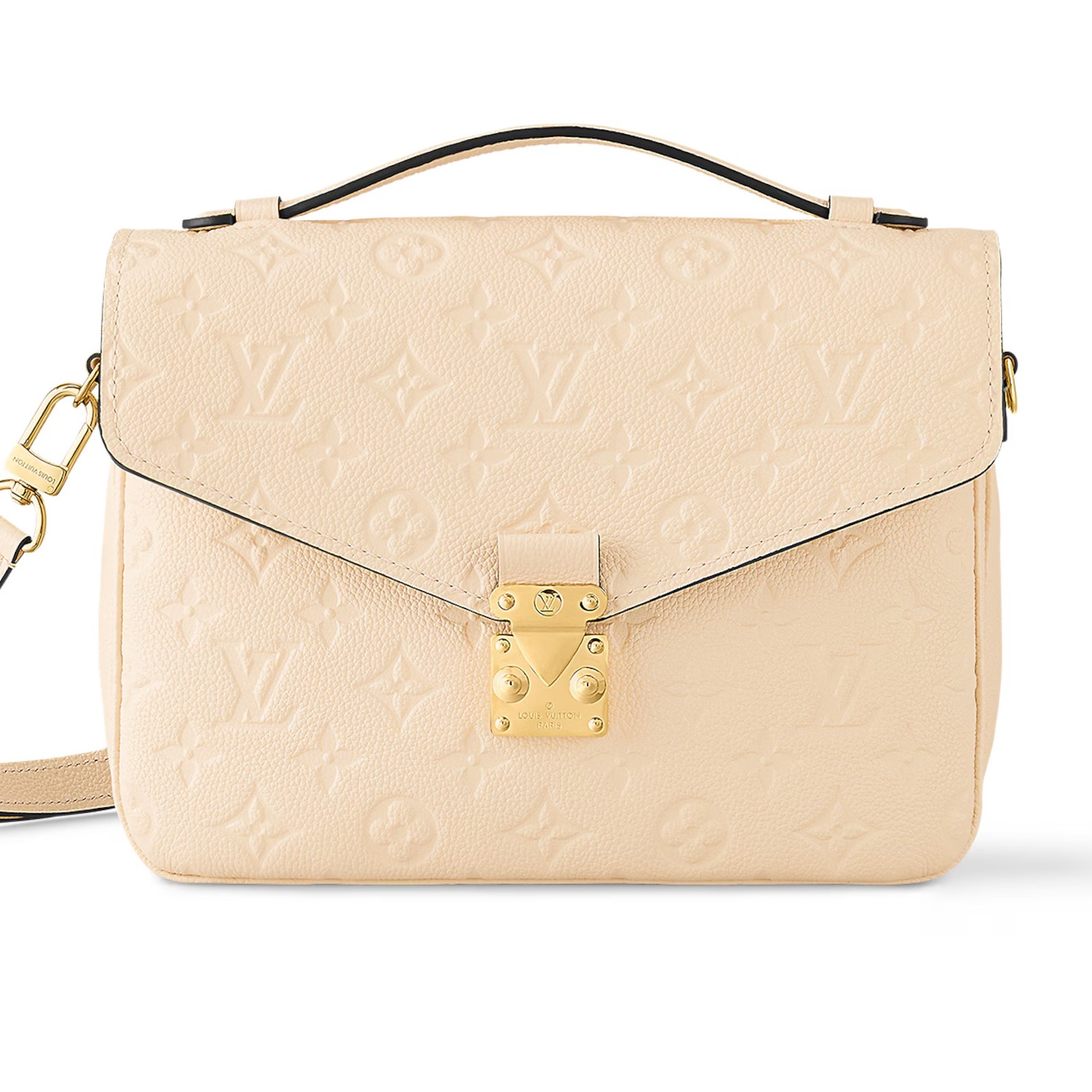 Túi LV nữ Louis Vuitton Pochette Métis Monogram Empreinte Beige M46552 2