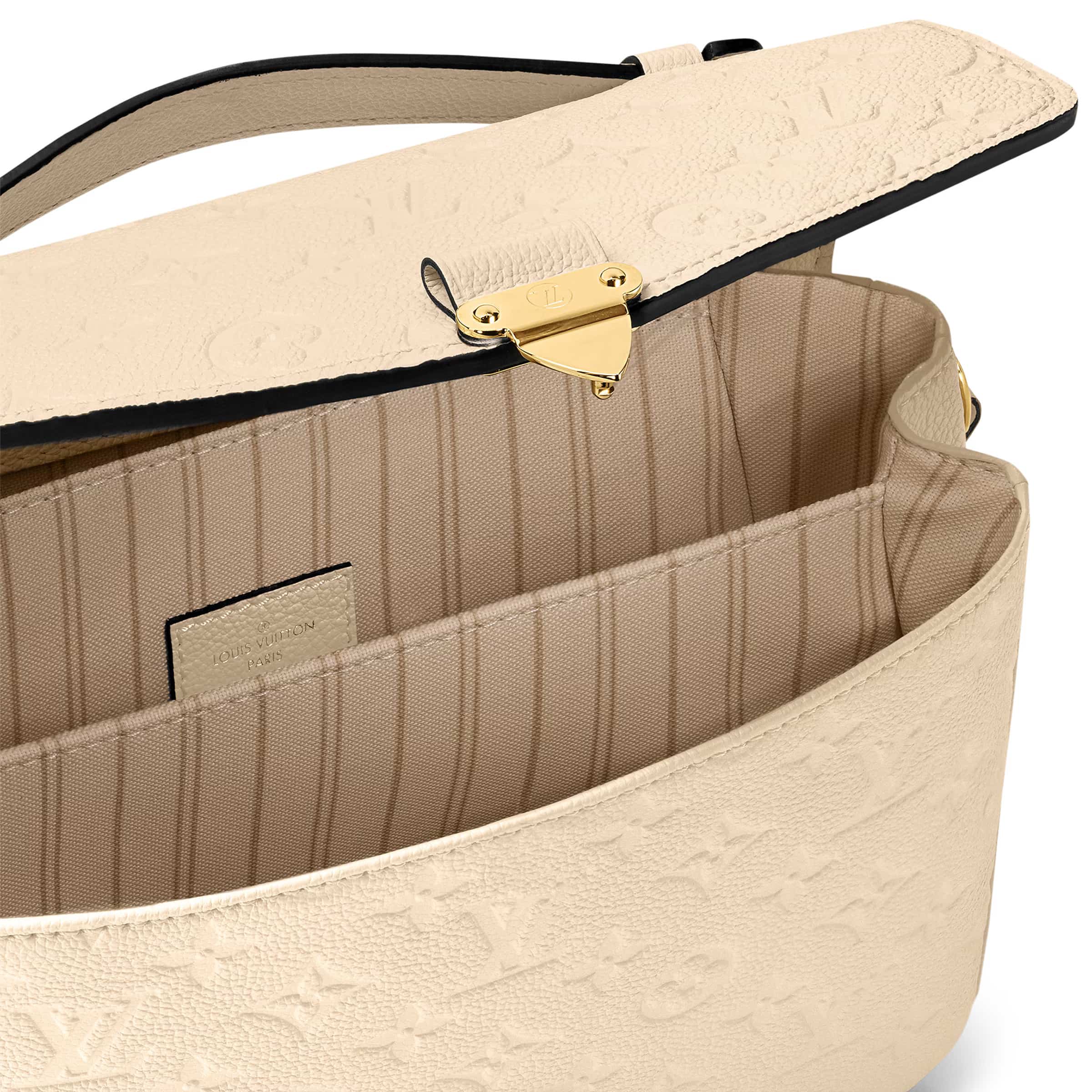 Túi LV nữ Louis Vuitton Pochette Métis Monogram Empreinte Beige M46552 3