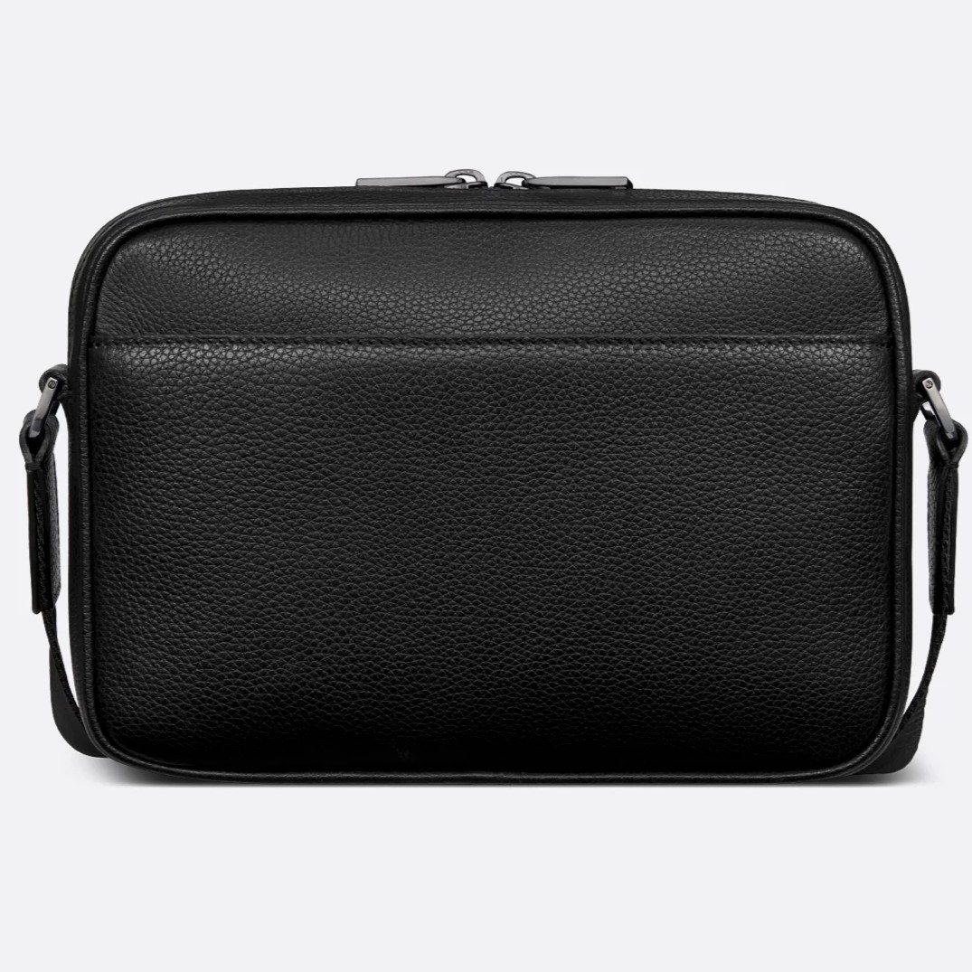 Túi Dior Nam Rider 2.0 Zipped Messenger Bag Beige and Black Dior Oblique Jacquard 3