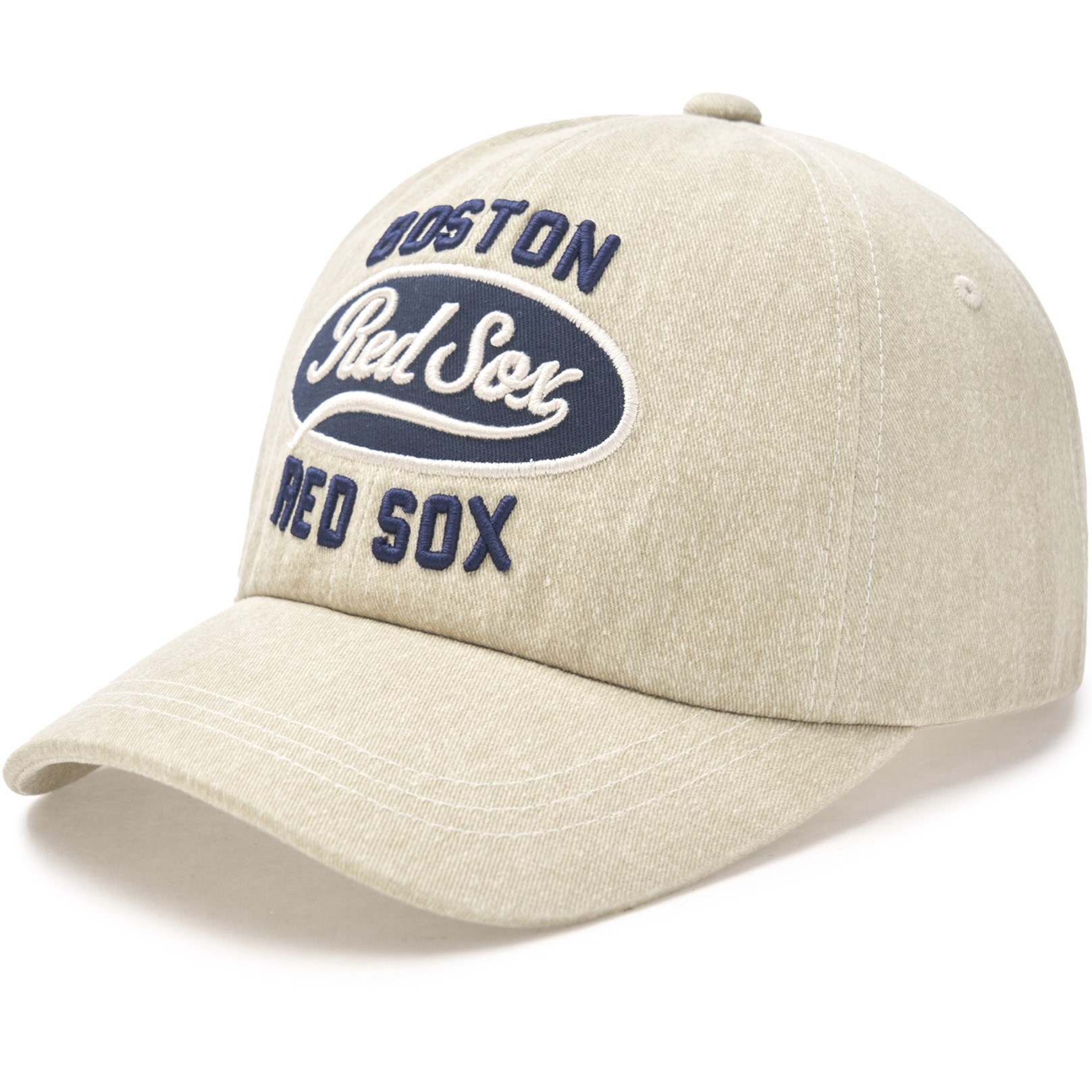 Nón Lưỡi Trai MLB Varsity Vintage Color Stitch Cursive Logo Unstructured Ball Cap Boston Red Sox 3ACPV055N-43BGL 12
