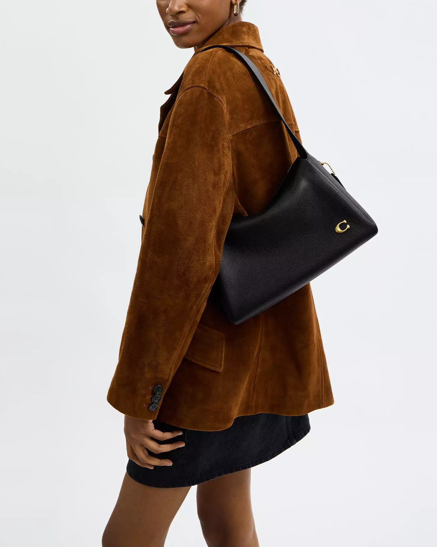 Túi Coach nữ Lola Shoulder Bag Black CCC45 11