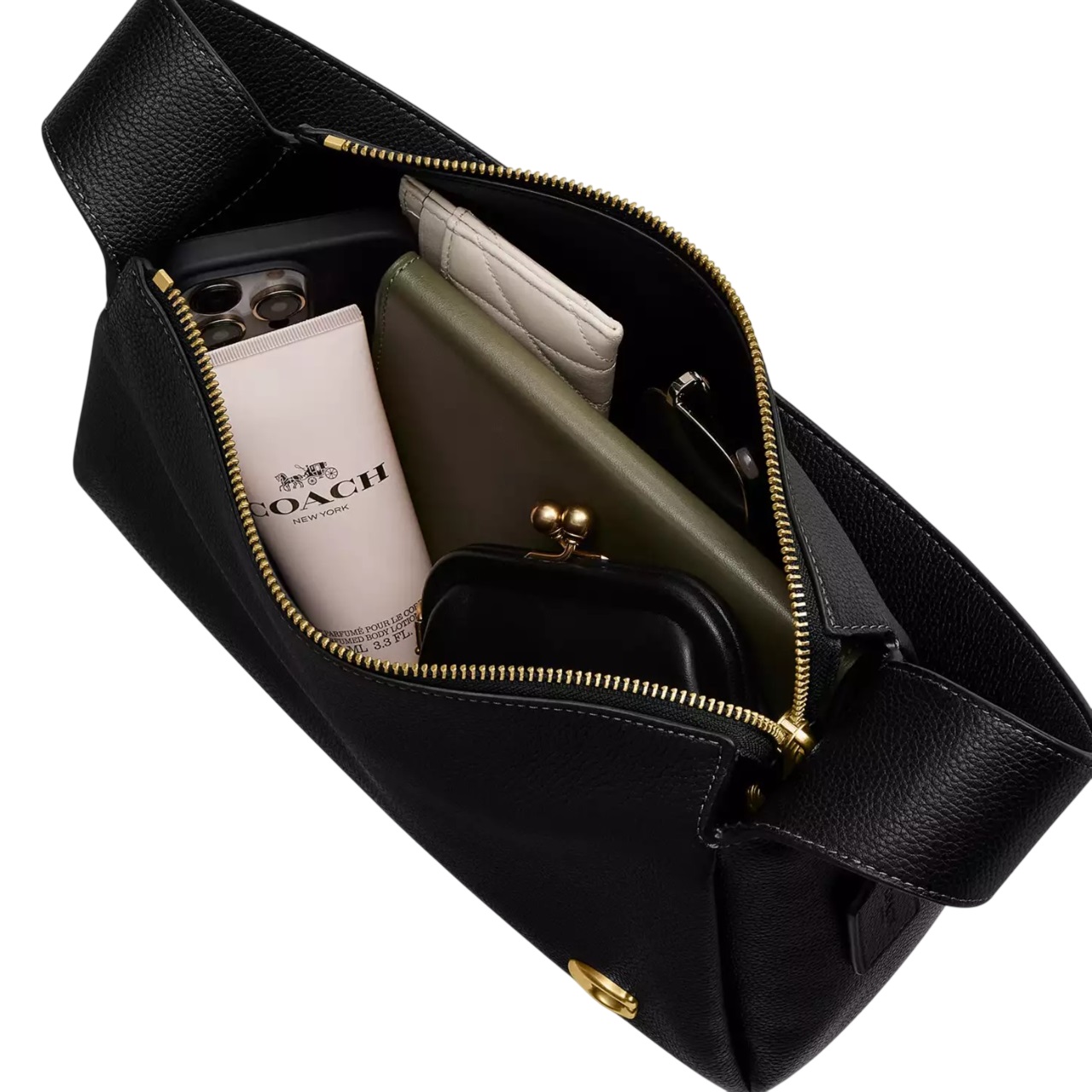 Túi Coach nữ Lola Shoulder Bag Black CCC45 14