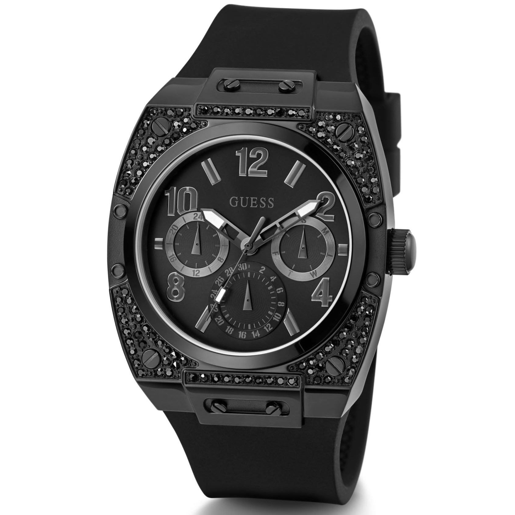 Đồng hồ nam Guess Analogue Watch with Silicone Strap GW0623G3 7