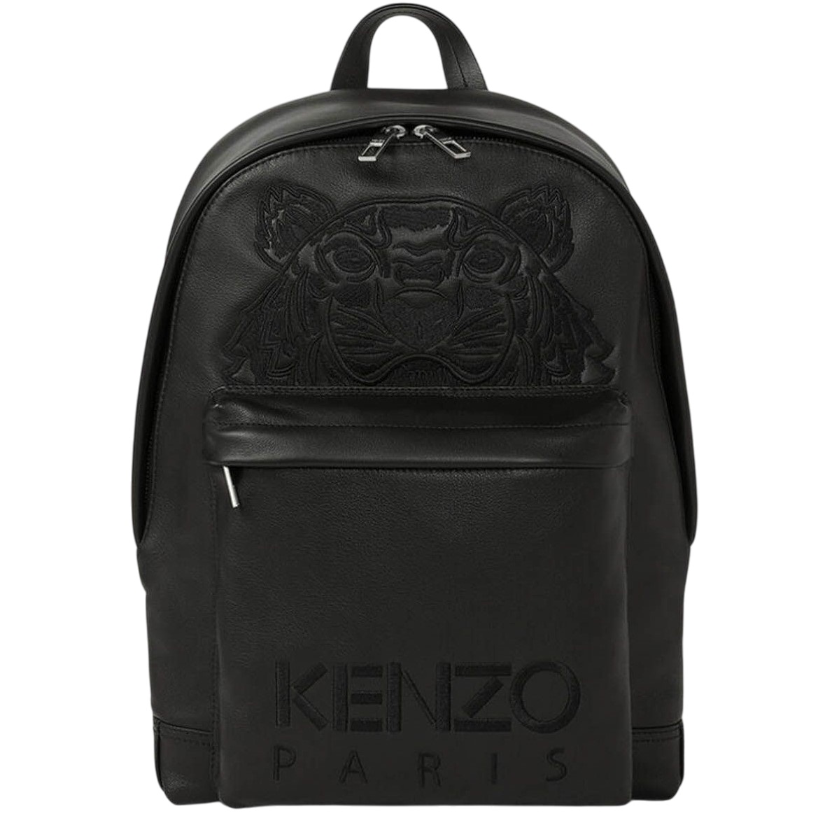 Balo Kenzo Small Leather Rucksack Black Backpack 1