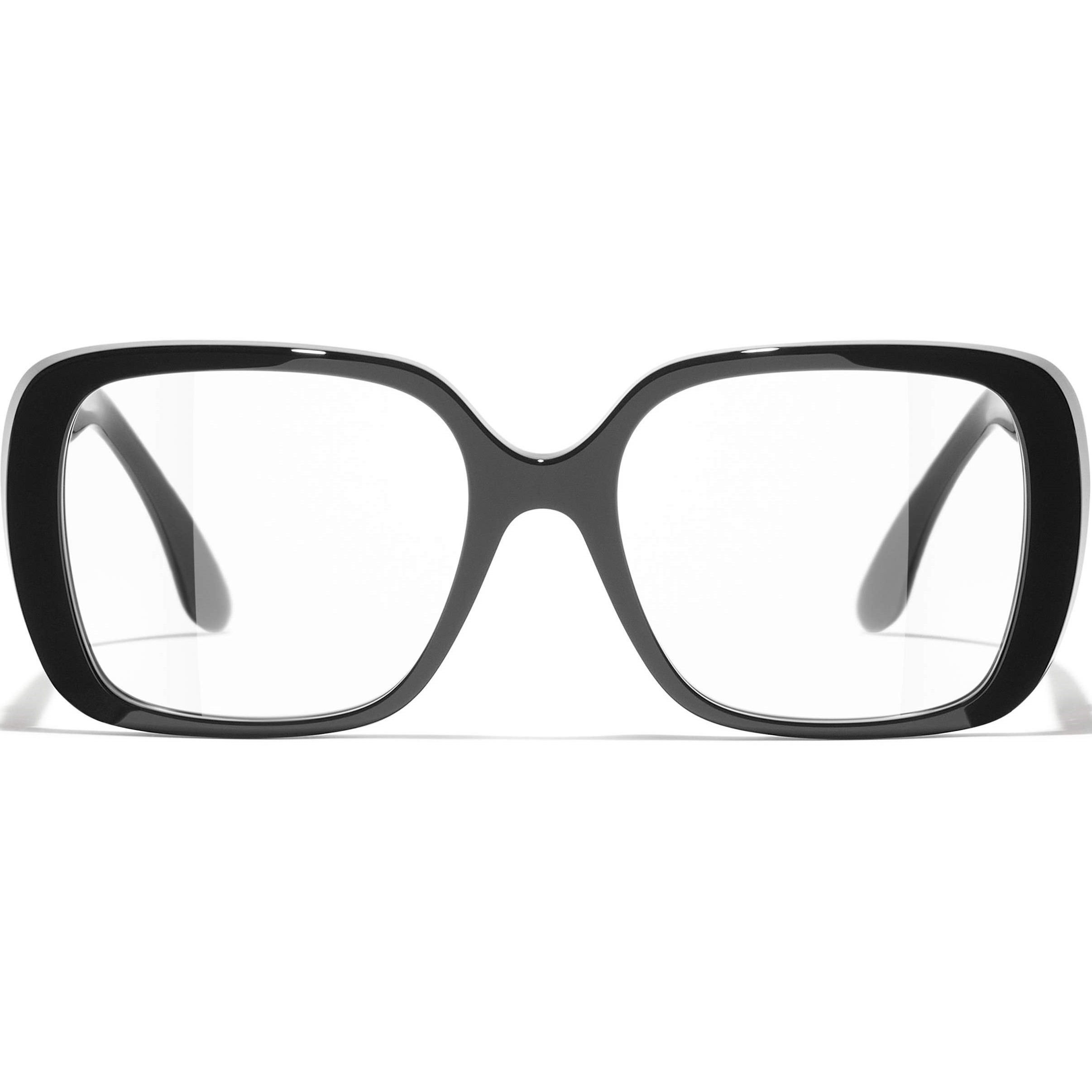 Kính Chanel Square Eyeglasses Acetate Black 3479 2