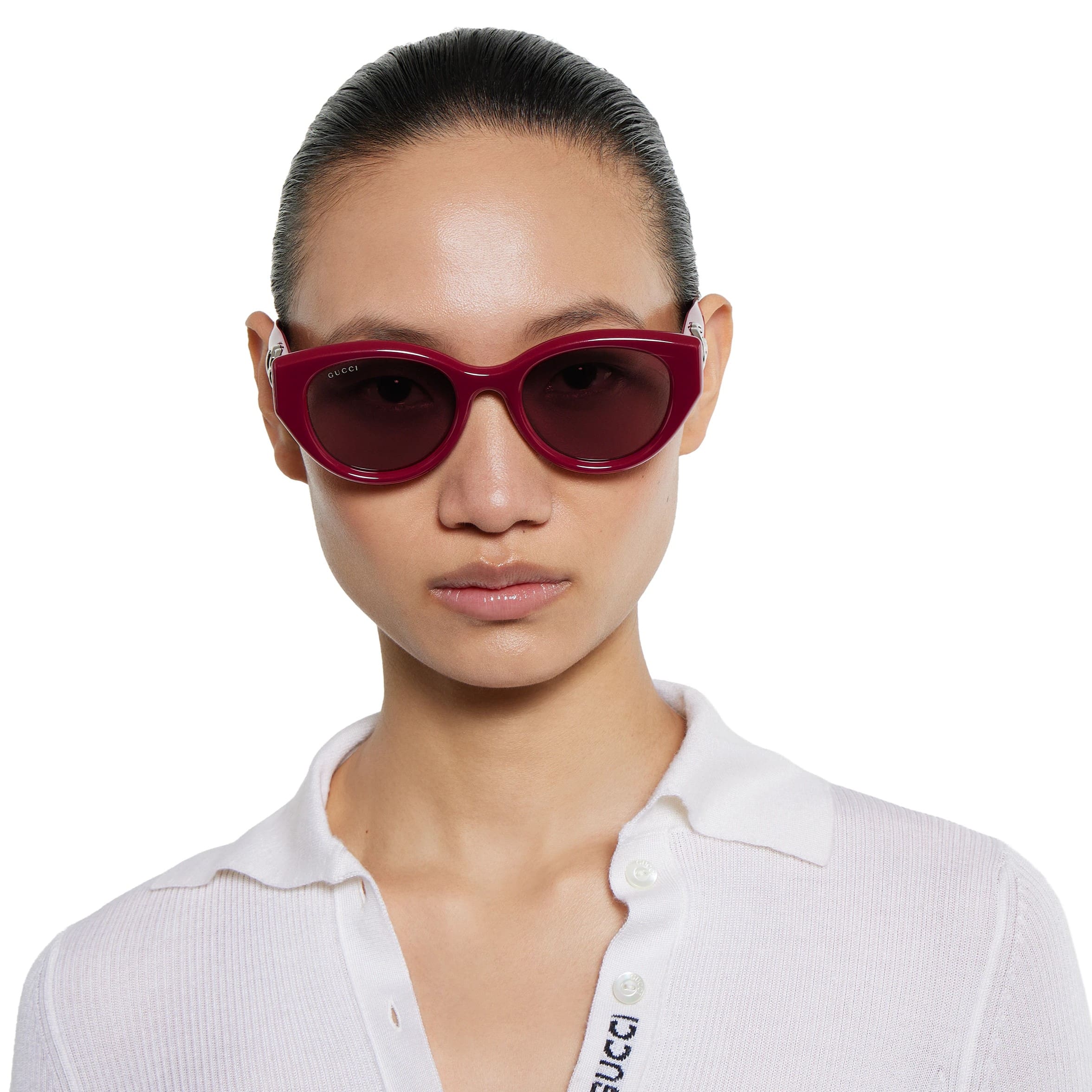Mắt kính Gucci Low Nose Bridge Fit Sunglasses Rosso Ancora Red GG1976SK 8