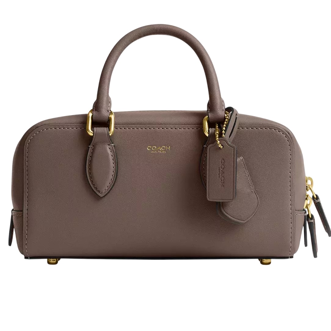 Túi Coach nữ Bowery Satchel 22 Dark Stone CY917 8