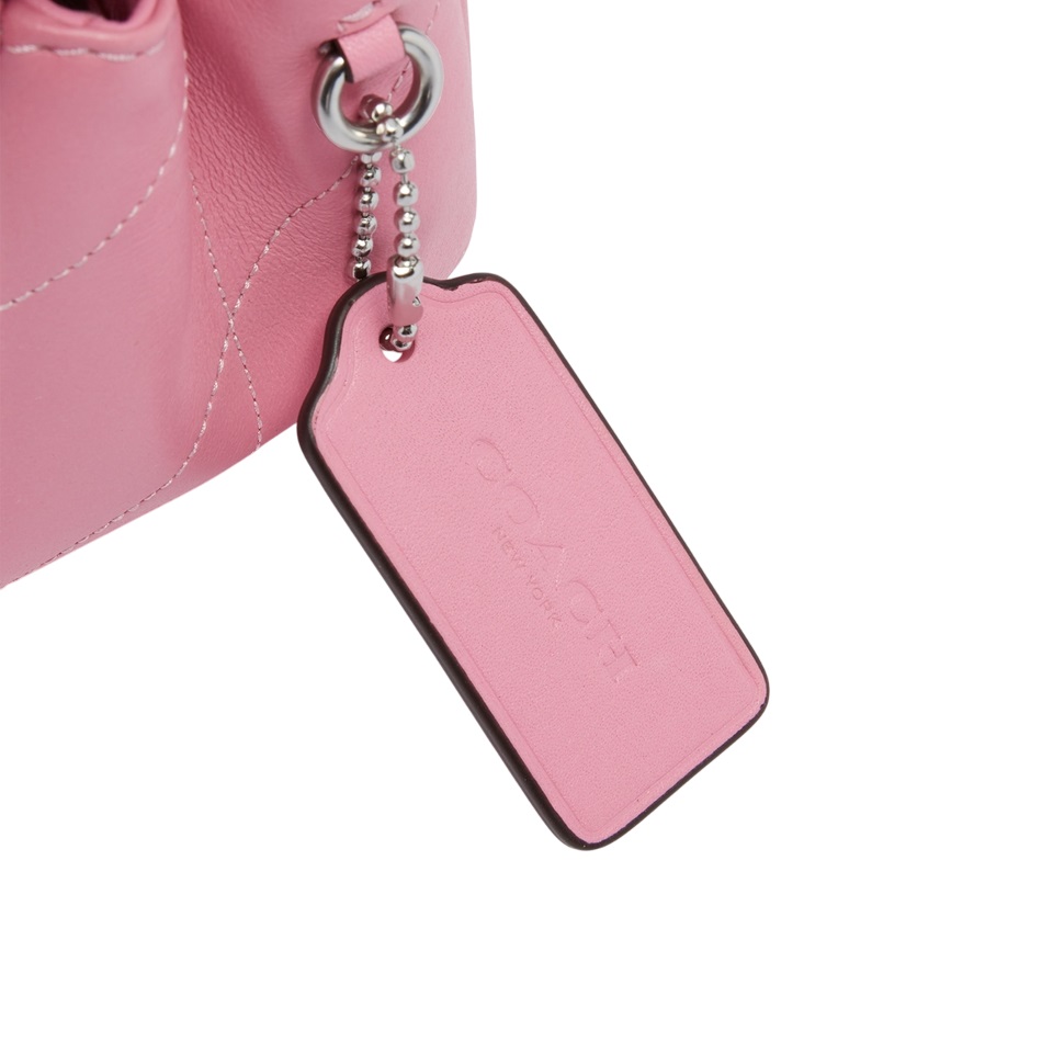 Túi Coach Tabby Shoulder Bag 20 With Quilting Nappa Leather Vivid Pink CP145 3