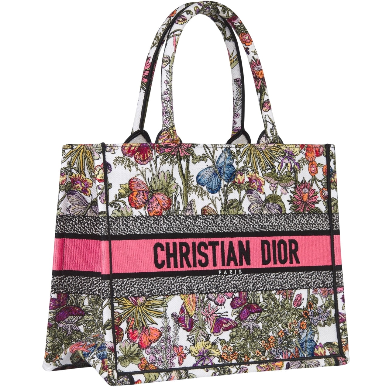 Túi xách nữ Medium Christian Dior Book Tote Mexico Millefiori Embroidery 4
