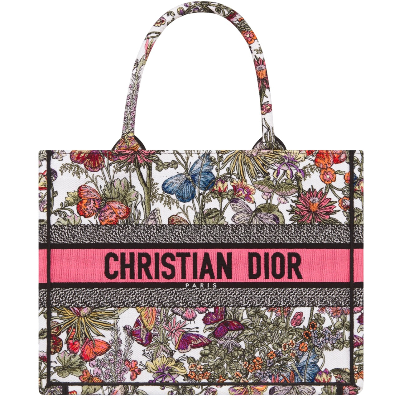 Túi xách nữ Medium Christian Dior Book Tote Mexico Millefiori Embroidery 5
