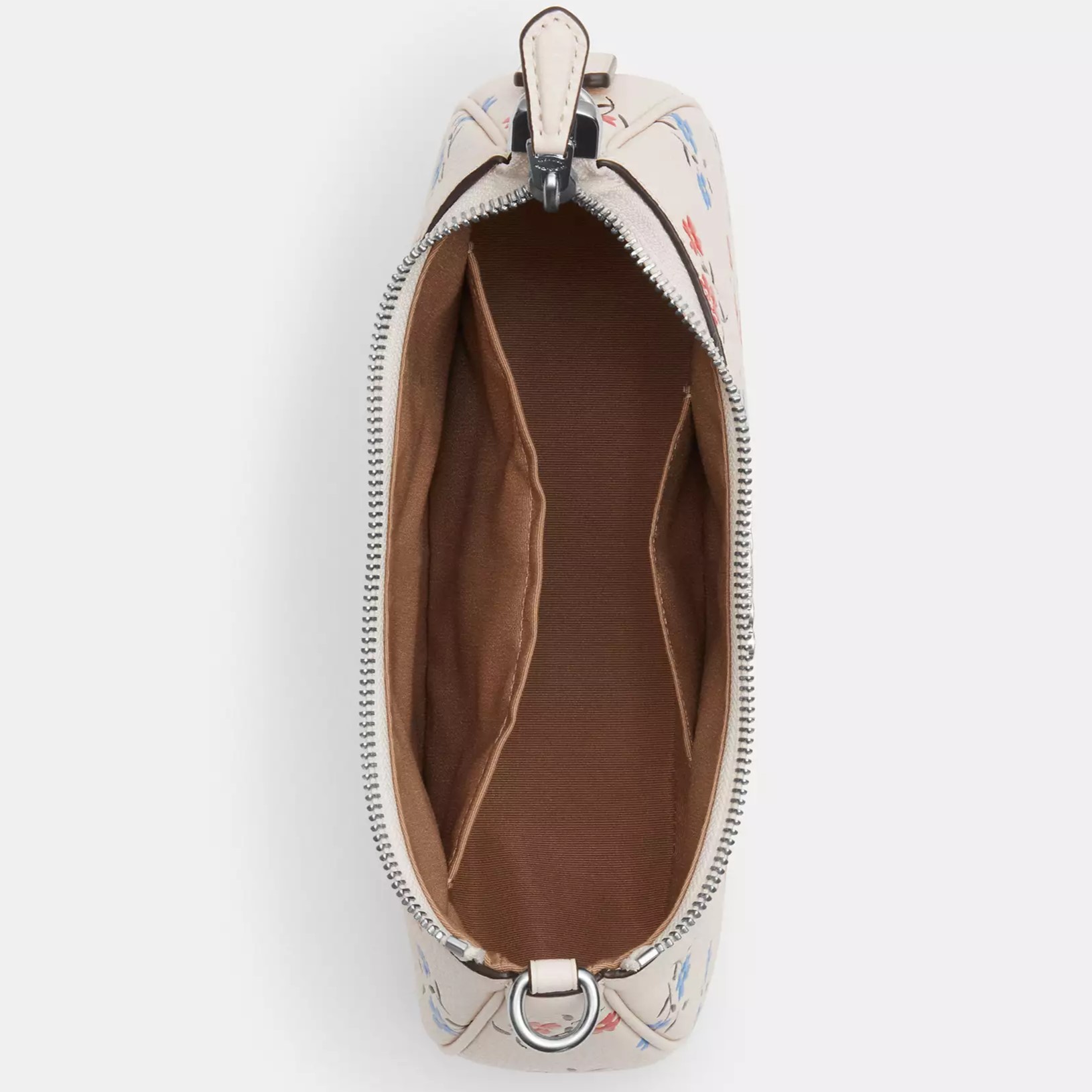 TÚI KẸP NÁCH COACH IN HOA TERI SHOULDER BAG WITH FLORAL PRINT CT830 3