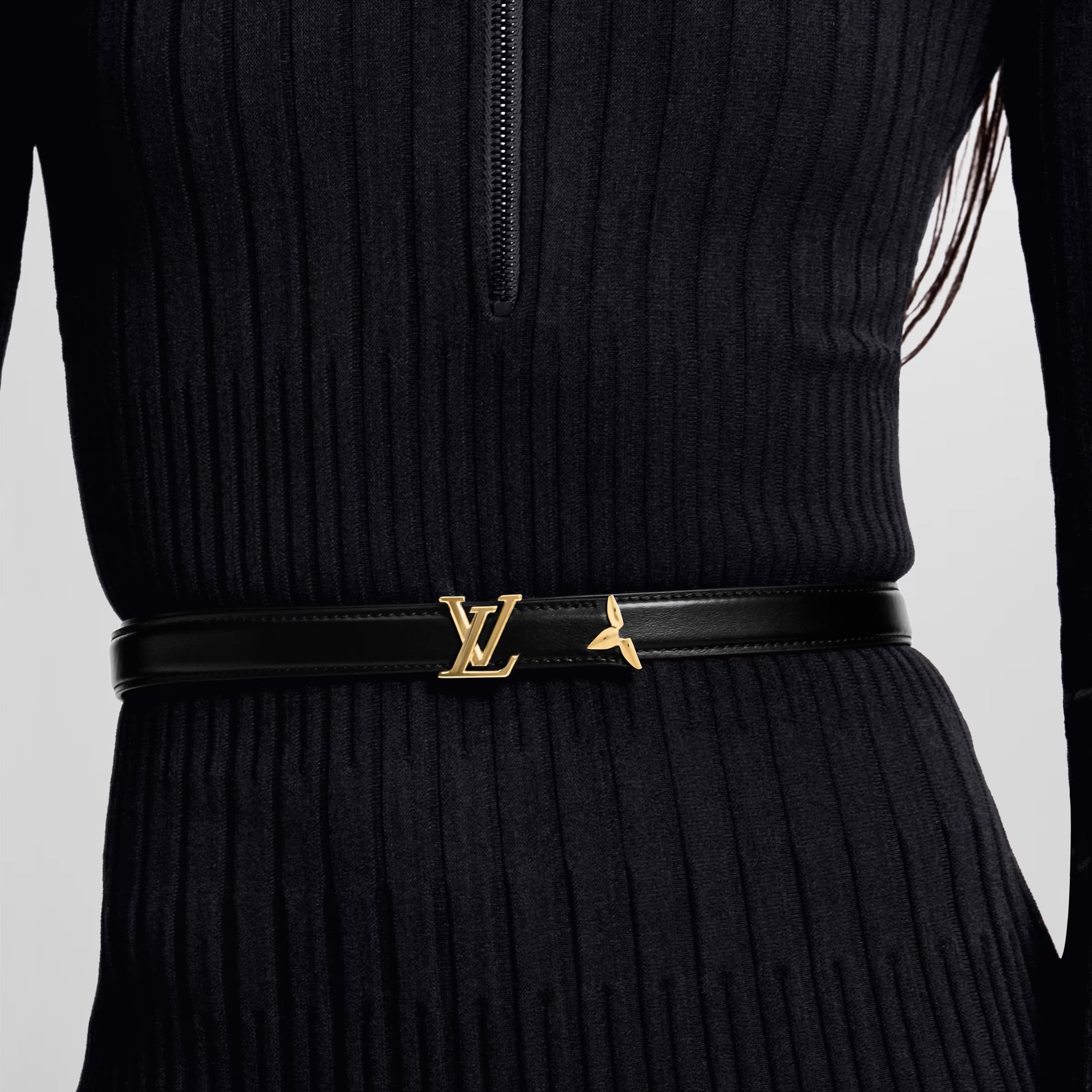Thắt Lưng Louis Vuitton Pretty LV 20mm Reversible Belt Black 1