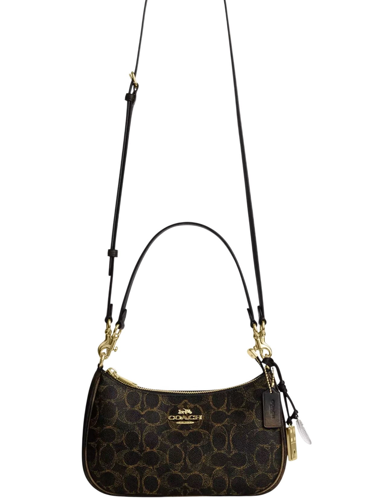 Túi Coach Teri Shoulder Bag In Loved Signature Canvas With Charms CDY18 3