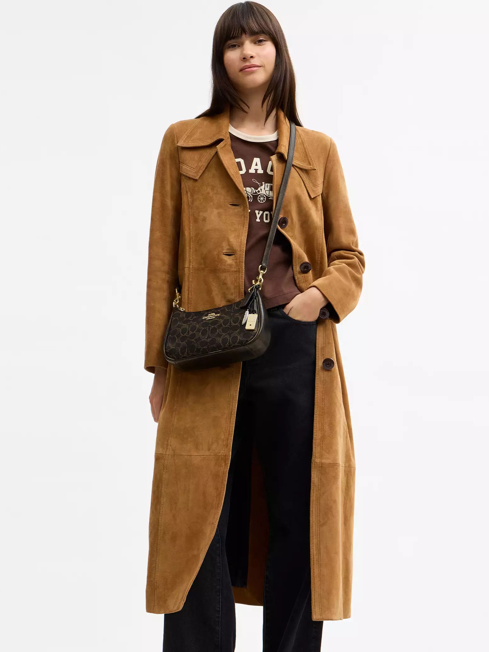 Túi Coach Teri Shoulder Bag In Loved Signature Canvas With Charms CDY18 8