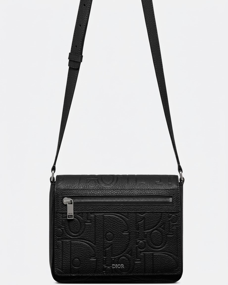 Túi đeo chéo Nam Dior Messenger Bag Flap Black 6
