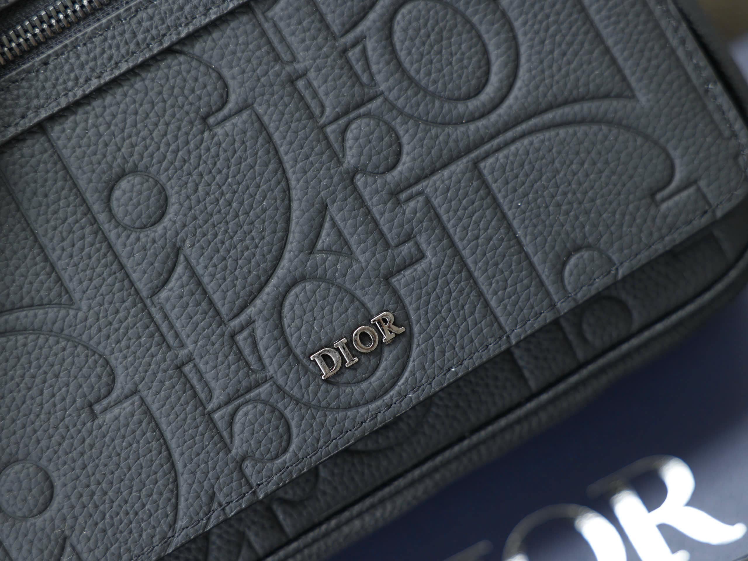 Túi đeo chéo Nam Dior Messenger Bag Flap Black 7
