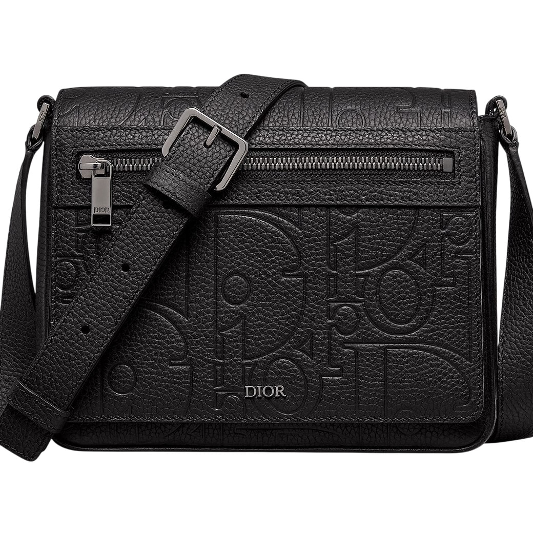 Túi đeo chéo Nam Dior Messenger Bag Flap Black 8