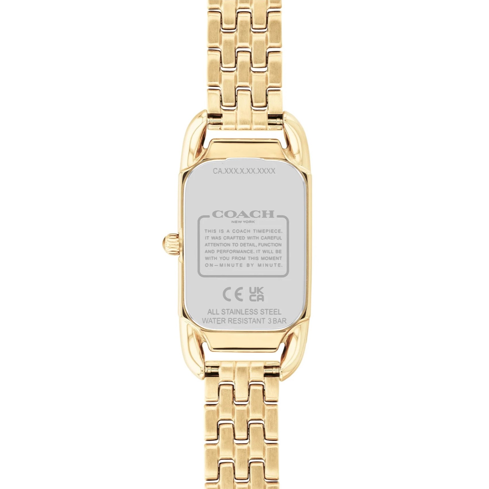 ĐỒNG HỒ NỮ COACH CADIE GOLD STAINLESS STEEL WHITE DIAL WOMENS WATCH 14504036 1