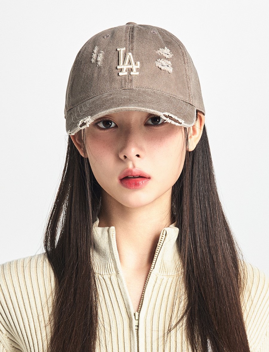 Mũ Lưỡi Trai MLB Damage Washed Unstructured Ball Cap LA Dodgers Brown 3ACPVV34N-07BRL 10