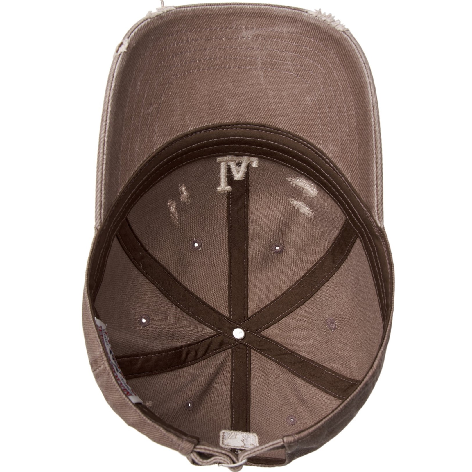 Mũ Lưỡi Trai MLB Damage Washed Unstructured Ball Cap LA Dodgers Brown 3ACPVV34N-07BRL 11