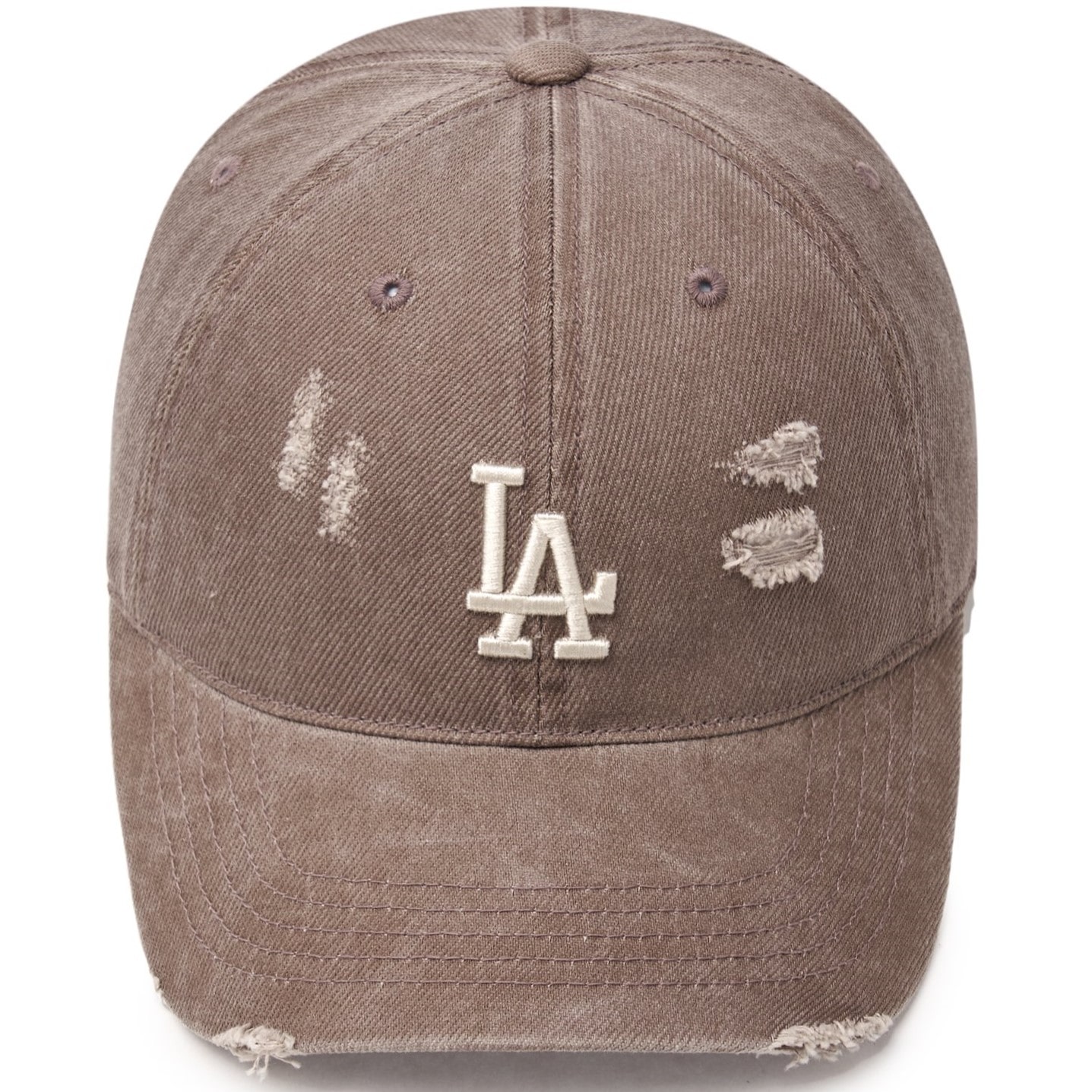 Mũ Lưỡi Trai MLB Damage Washed Unstructured Ball Cap LA Dodgers Brown 3ACPVV34N-07BRL 3